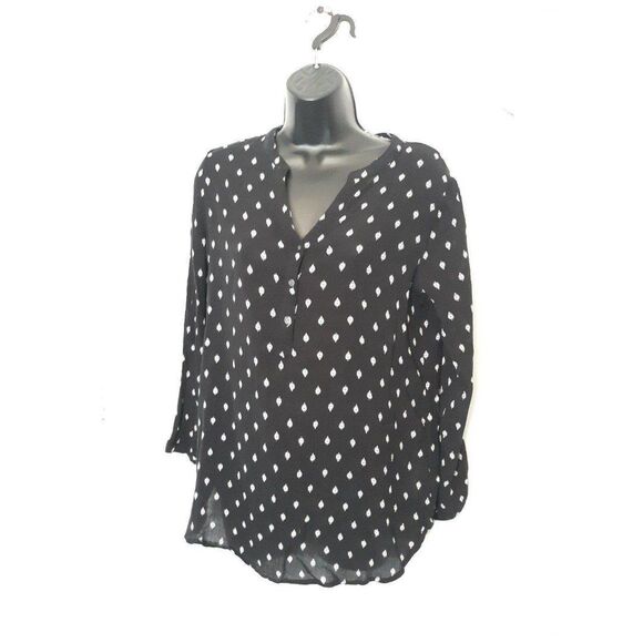 Old Navy black and white tunic tee - Picture 1 of 6